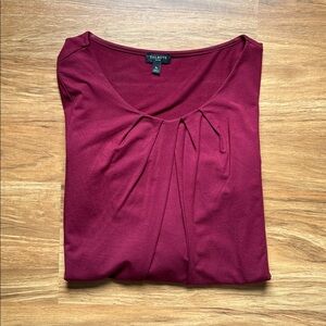Talbots Magenta Blouse